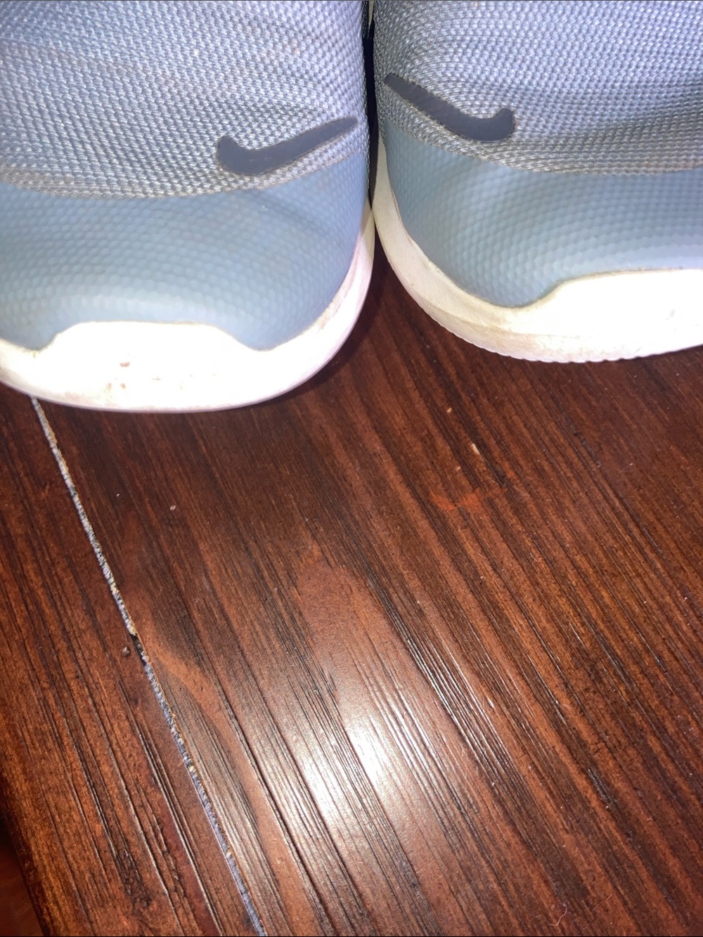 Nike Kids Slip-On Sneakers in Light Blue Gray - Picture 7 of 7